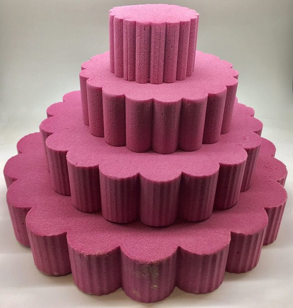 Mousse Florale Oasis Gateau Cannele Couleur Fushia Materiel D Art Floral Et Conseils Pour La Decoration Florale