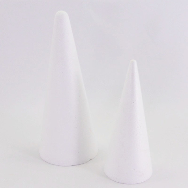 20 pièces en forme de cône décor polystyrène styromousse matériel